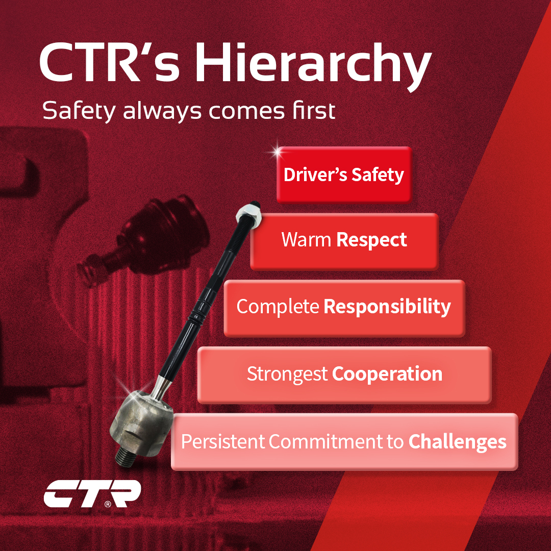 #CTR #CTRAutoPart #AM #AfterMarket #OE #Hierarchy #Promise #safety
